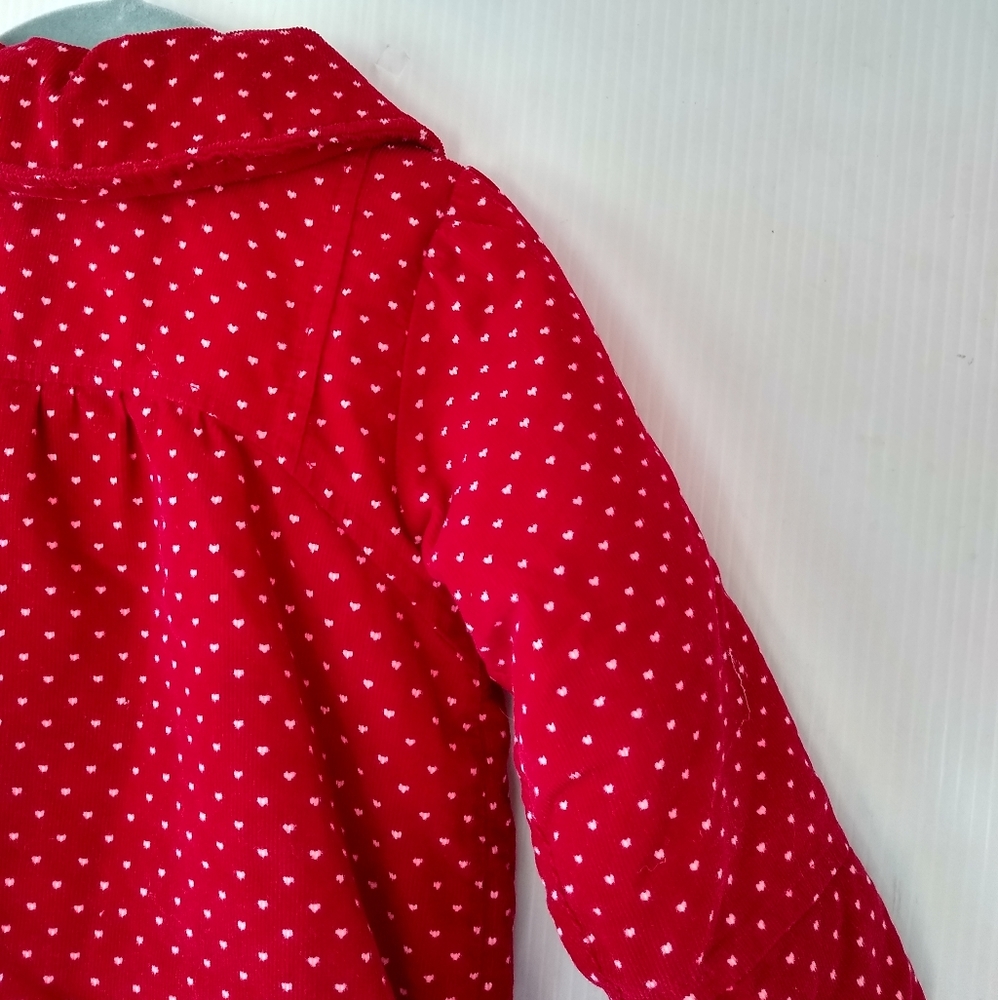 PENELOPE MACK baby girl Red heart peacoat 18 mo - Picture 2 of 7